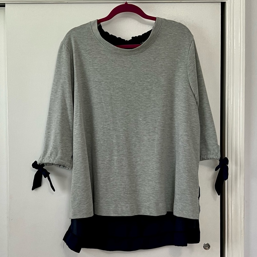 Lane Bryant Bow Tie Top